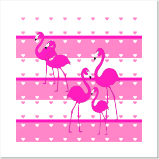 Think Pink Flamingos - Pink Flamingo Art Posters and Art